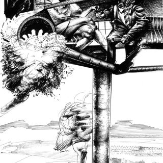 noah s waterpark rapidograph  markers on paper 42x29