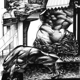 they melt for each other rapidograph  markers on paper 42x29.7 cm