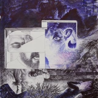 anniversary of guilt 2020 ballpoint pen on paperx50 cm